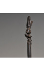 Baguette Primitive du Timor en bois d'ébène sculptée à la main