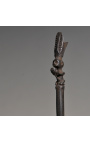 Primitiv trollstav från Timor i ebenholts handskuren