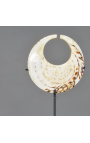 3 db pápua kagylóból álló orrgyűrű készlet