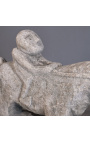 Cal Sumba sculptat din gresie