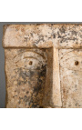 Grande stèle iconique "muette" en pierre