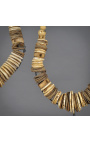 Ensemble de 2 colliers pendentifs blancs des îles de Sumba