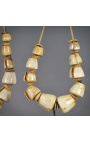 Conjunto de 2 collares de Indonesia hechos de conchas