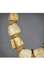 Sæt med 2 halskæder fra Indonesien lavet af skaller
