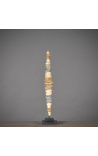 Beige Papuan Księżyc Sculpture - Rozmiar S