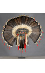 Sioux-sjefens hodeplagg fra Amerika