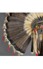 Sioux vyriausiojo galvos apdangalas iš Amerikos