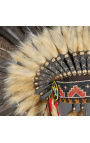 Sioux-hövdingens huvudbonad från Amerika
