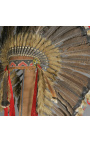 Sioux war chief's headdress from America