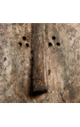 Perinteinen Grébo-naamio veistetystä puusta metallipohjalla