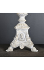 Candlestick of the Sacred Heart in molded plaster