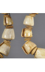 Conjunto de 2 colares da Indonésia feitos de conchas