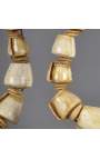 Set of 2 necklaces from Indonesia made of shells