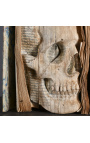 "Memento Mori" boek met sculpted skull