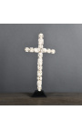 Grand crucifix "Memento Mori" dans l'esprit des Ossuaires