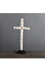 Grand crucifix "Memento Mori" dans l'esprit des Ossuaires