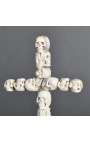 Grande crucifixo "Memento Mori" no espírito dos ossuários