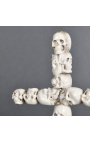 Gran crucifijo "Memento Mori" en el espíritu de los Ossuarios
