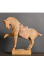 Scultura cavallo "Tang" in terracotta