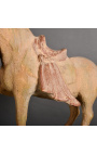 "Tang" paard schilderij in terracotta