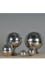 Conjunto composto por 5 bolas de metal cromado