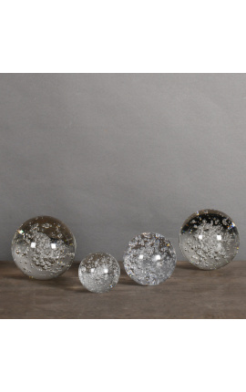 Conjunto de 4 esferas borbulhadas