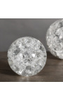 Set of 4 fragmented spheres