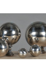 Conjunto composto por 5 bolas de metal cromado