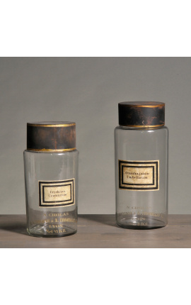 Set of 2 herbalist jars - Sizes L and M