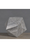 Gray marble hexagon