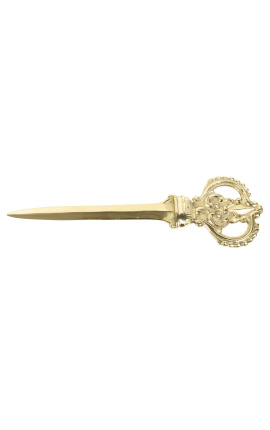 Gold foil cutter with crown decor