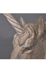 Sculpture de licorne en terre-cuite