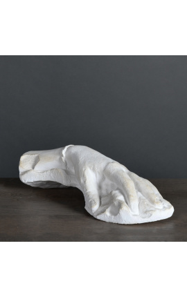 Sculpture en plâtre d'un pied "Pied de Diane"