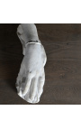 Escultura em gesso de um pé "Pied de Diane"
