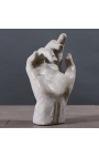 Plaster sculpture of a large 19th century statue hand