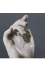 Plaster sculpture of a large 19th century statue hand