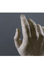 Plaster sculpture of a large 19th century statue hand