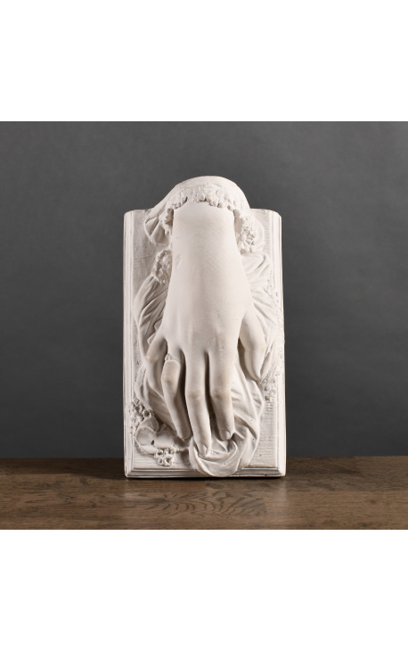 Plaster sculpture of a 19th century female hand