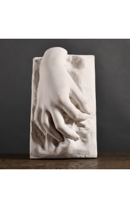Sculpture en plâtre d&#039;une main masculine XIXème siècle