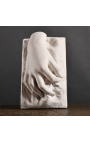 Plaster sculpture of a 19th century male hand