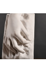 Plaster sculpture of a 19th century male hand