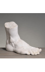 Didelė gipsinė XIX amžiaus akademinės pėdos skulptūra