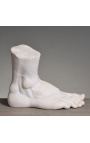 Large plaster sculpture of a 19th century academic foot