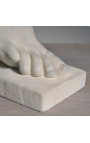 Die Skulptur eines griechischen akademischen Fußes gehört Hermès