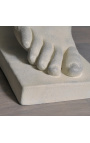 Escultura de um pé acadêmico grego pertence à Hermès