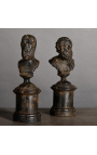 Fabulós conjunt de 4 busts de filòsofs grecs