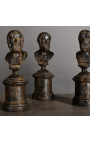 Čudovit komplet 4 doprsnih kipov grških filozofov