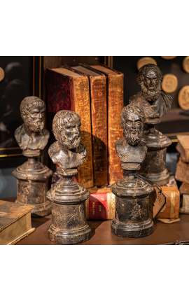 Fabulous set of 4 busts of Greek philosophers