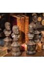 Fabuloso conjunto de 4 bustos de filósofos gregos