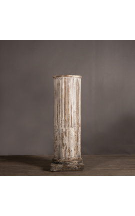 Fabulosa coluna de pedestal Louis XVI - Tamanho M